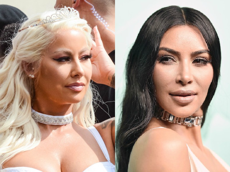 Birthday Twins: A Look At How Amber Rose AND Kim Kardashian's Looks Have Changed Over The Years - Bossip